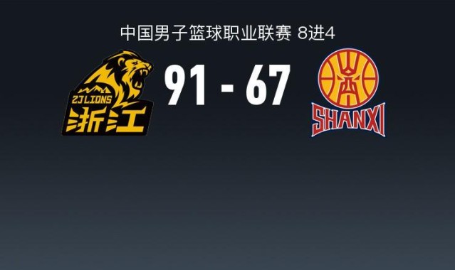 开云真人-CBA战报：广厦91-67大胜山西，巴里-布朗32+1+5